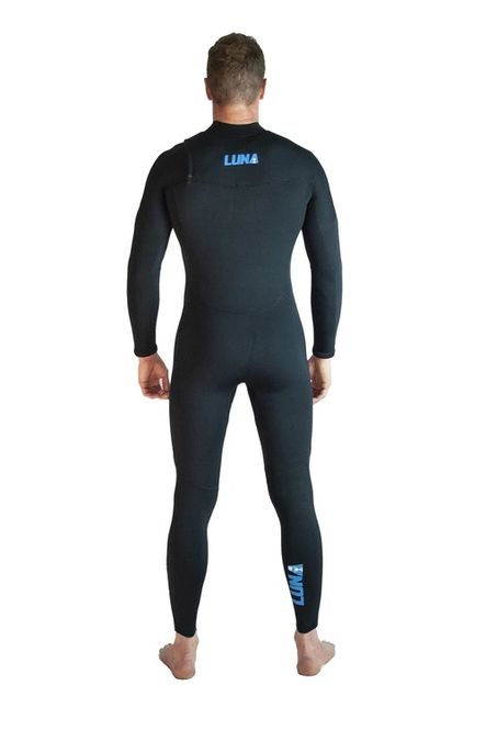 Hovedbilde Lunasurf Mens 4.3mm Slant Zip Black Wetsuit