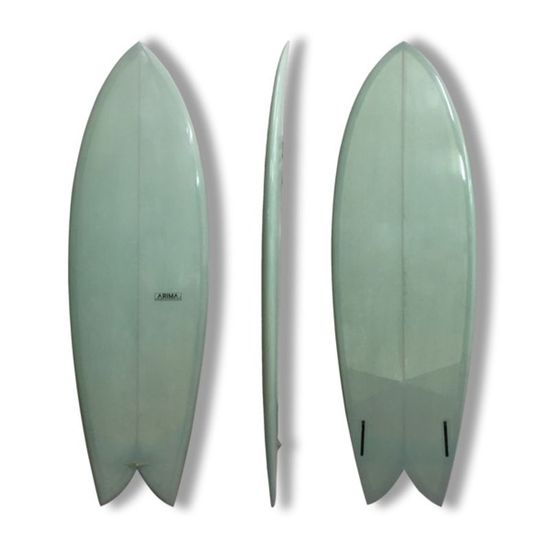 Arima Tins Fish Klassisk Twin fin 5.10ft 40.5L