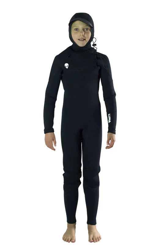 Lunasurf Childrens 6mm Hooded Yamamoto Wetsuit