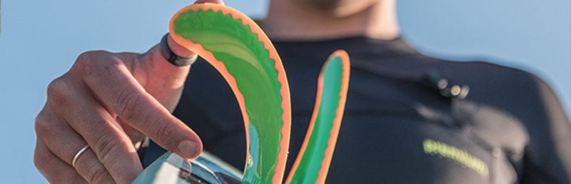 Mobyk Flex safety fins Thruster