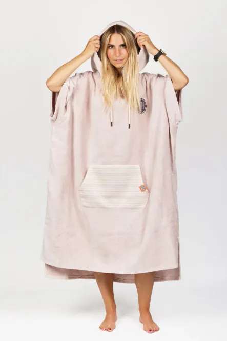 Hovedbilde Poncho High End - 100% Cotton - Dusty Rose