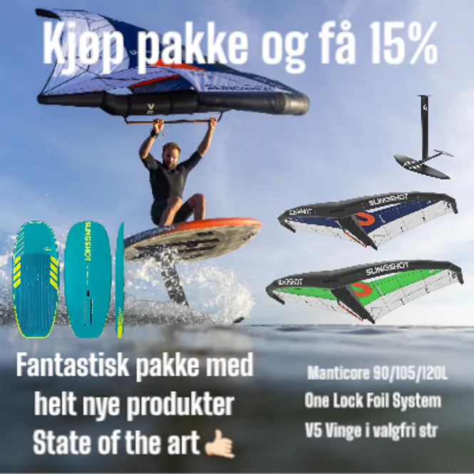 Hovedbilde Slingshot Wingfoil Startpakke Manticore med V5 ...
