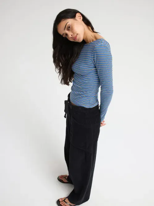 Hovedbilde Roxy Playa Queen Langermet topp - Dutch Blue ...