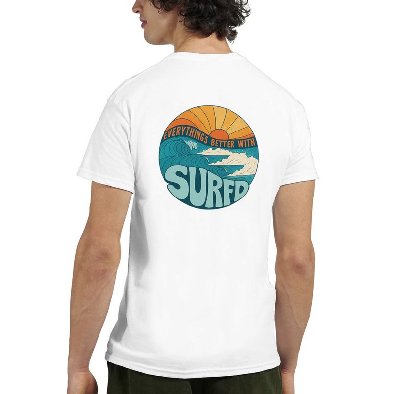 Everythings better with Surfd white tee 