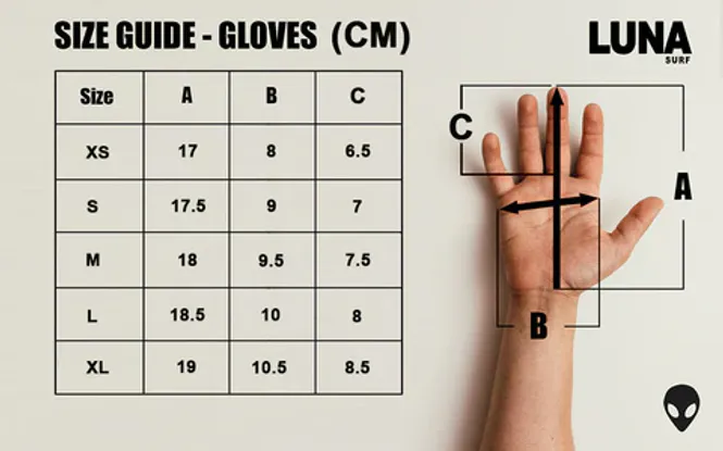 Hovedbilde 5mm Surf Gloves – ArmorFlex Palm